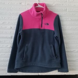 North Face fleece 1/4 zip